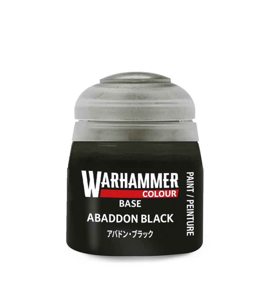 Warhammer Color: Base - Abaddon Black