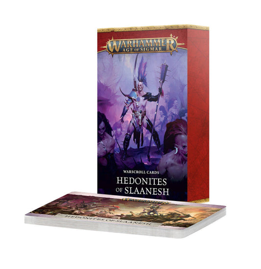 Warhammer: Hedonites of Slaanesh - Warscroll Cards