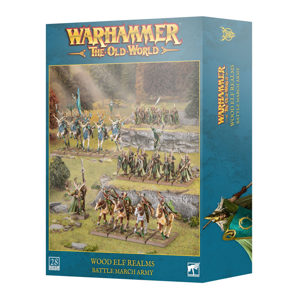 Warhammer: the Old World - Wood Elf Realms - Battle March Army