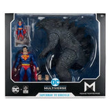 DC Multiverse Superman vs. Godzilla Megafig Justice League vs. Godzilla vs. Kong Action Figure 2-Pack