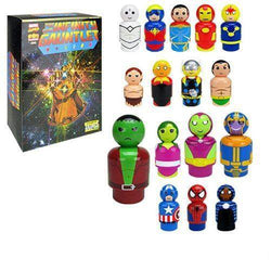 Infinity Gauntlet Pin Mates Wooden Collectibles Set of 16 - Convention Exclusive