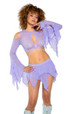 Mesh Flow Skirt