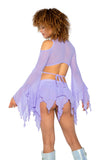 Mesh Flow Skirt