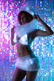 Light-Up Faux Fur Triangle Top