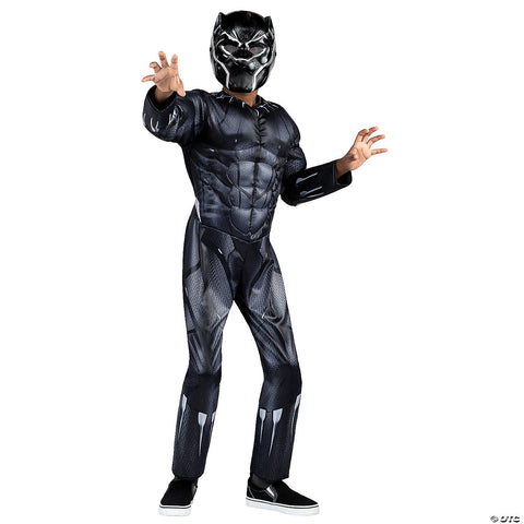 Kids Qualux Black Panther Costume - Small 4-7