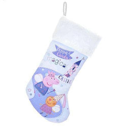 Kurt Adler - Peppa Pig and Candy with Magic Castle 19-Inch Stocking