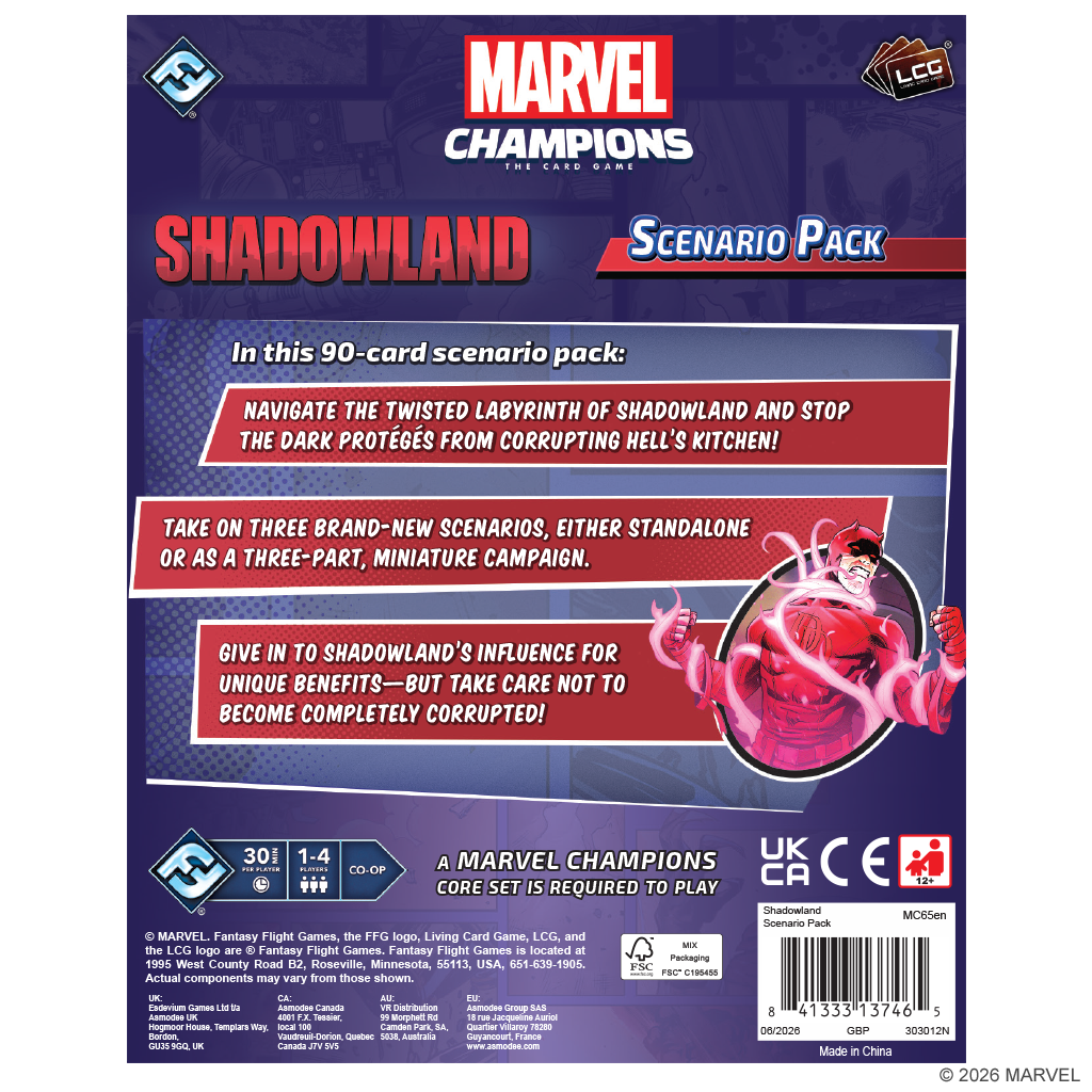 Marvel Champions LCG: Shadowland Scenario Pack