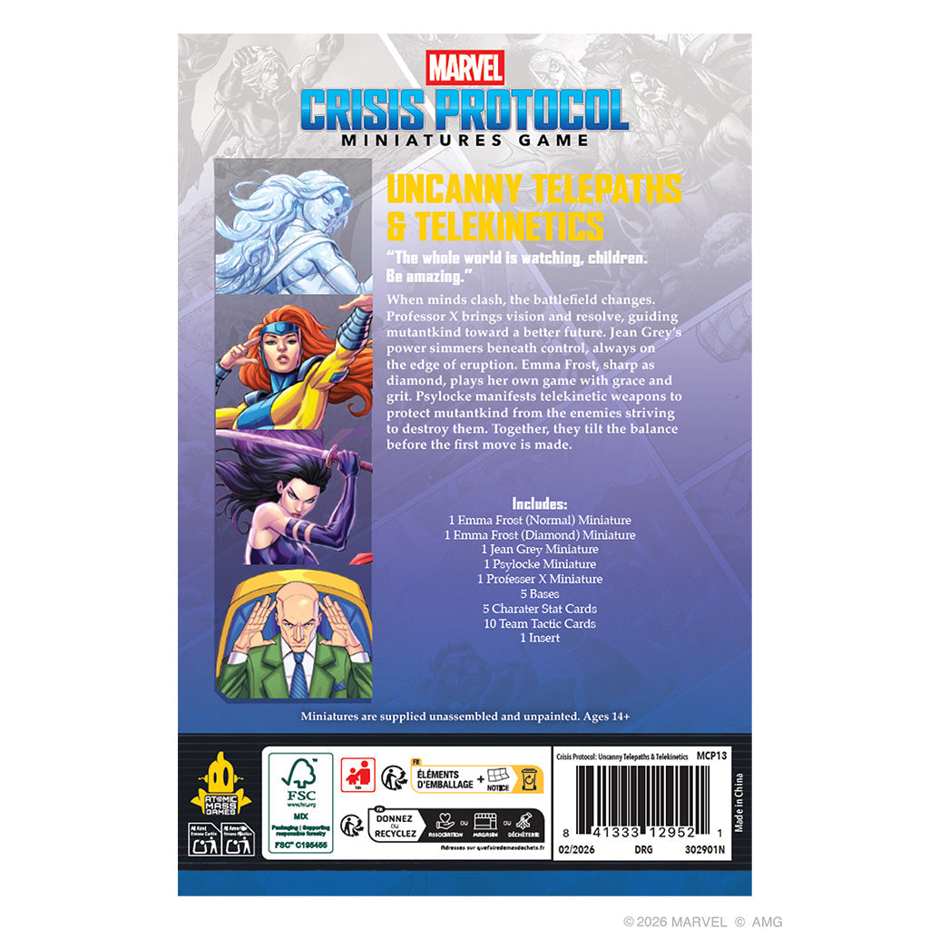 Marvel Crisis Protocol - Uncanny Telepaths & Telekinetics