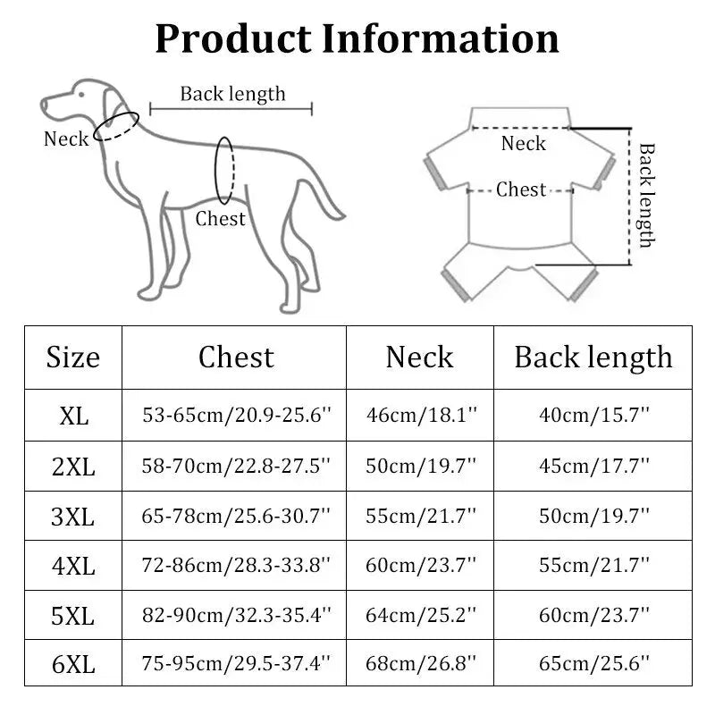 Anniepaw Thick Waterproof Windbreaker Four Legs Jackets for Dogs