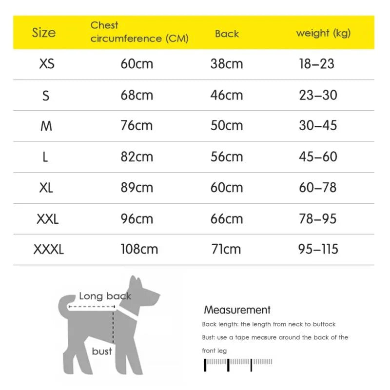 AnniePaw Medium Large Dogs Recovery Suit Pajamas Jumpsuit Anti-Licking Wounds
