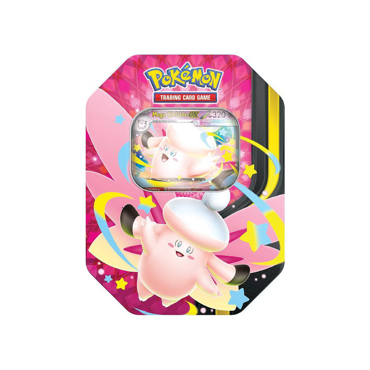 Pokemon: Mega Moonlit - Tin - Mega Clefable ex