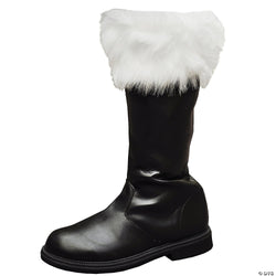 Men's Santa Claus Boot with Fur Cuff - Small 8-9
