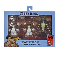 NECA Gremlins "Evolution of a Gremlin" 40th Anniversary 3PC 7In Action Figure Box Set