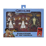 NECA Gremlins "Evolution of a Gremlin" 40th Anniversary 3PC 7In Action Figure Box Set