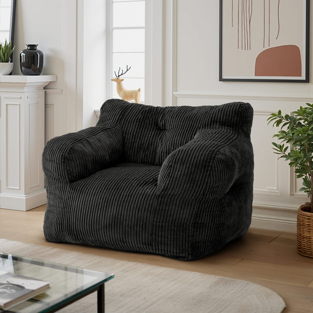 Kids & Teens Corduroy Bean Bag Chair