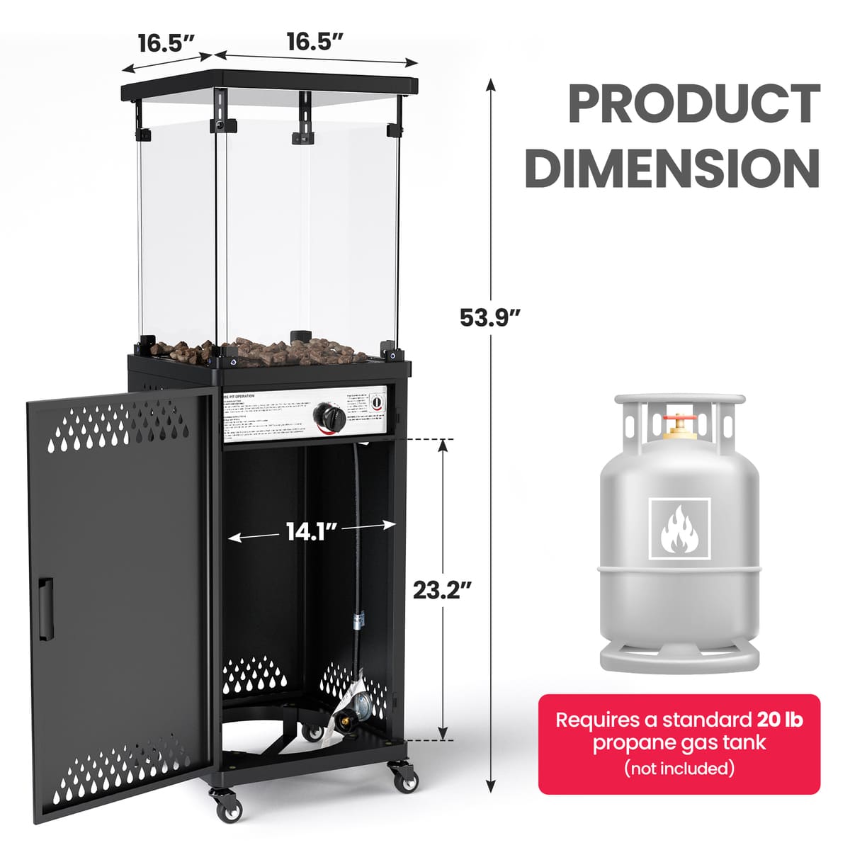 Pyra Patio Heater, Vent Body