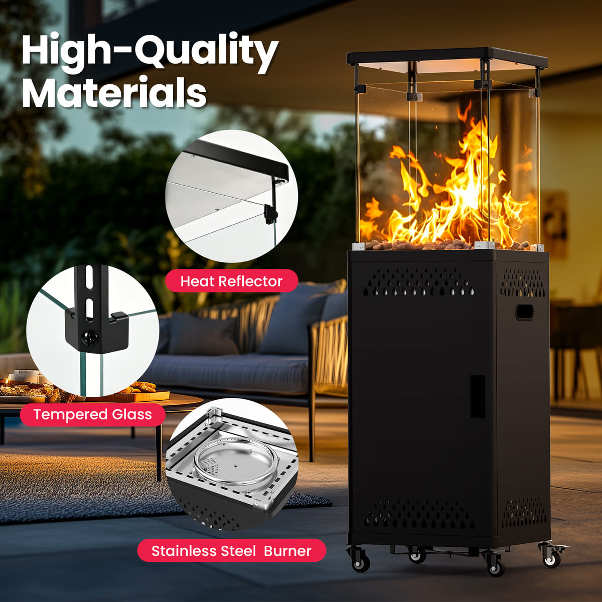 Pyra Patio Heater, Vent Body