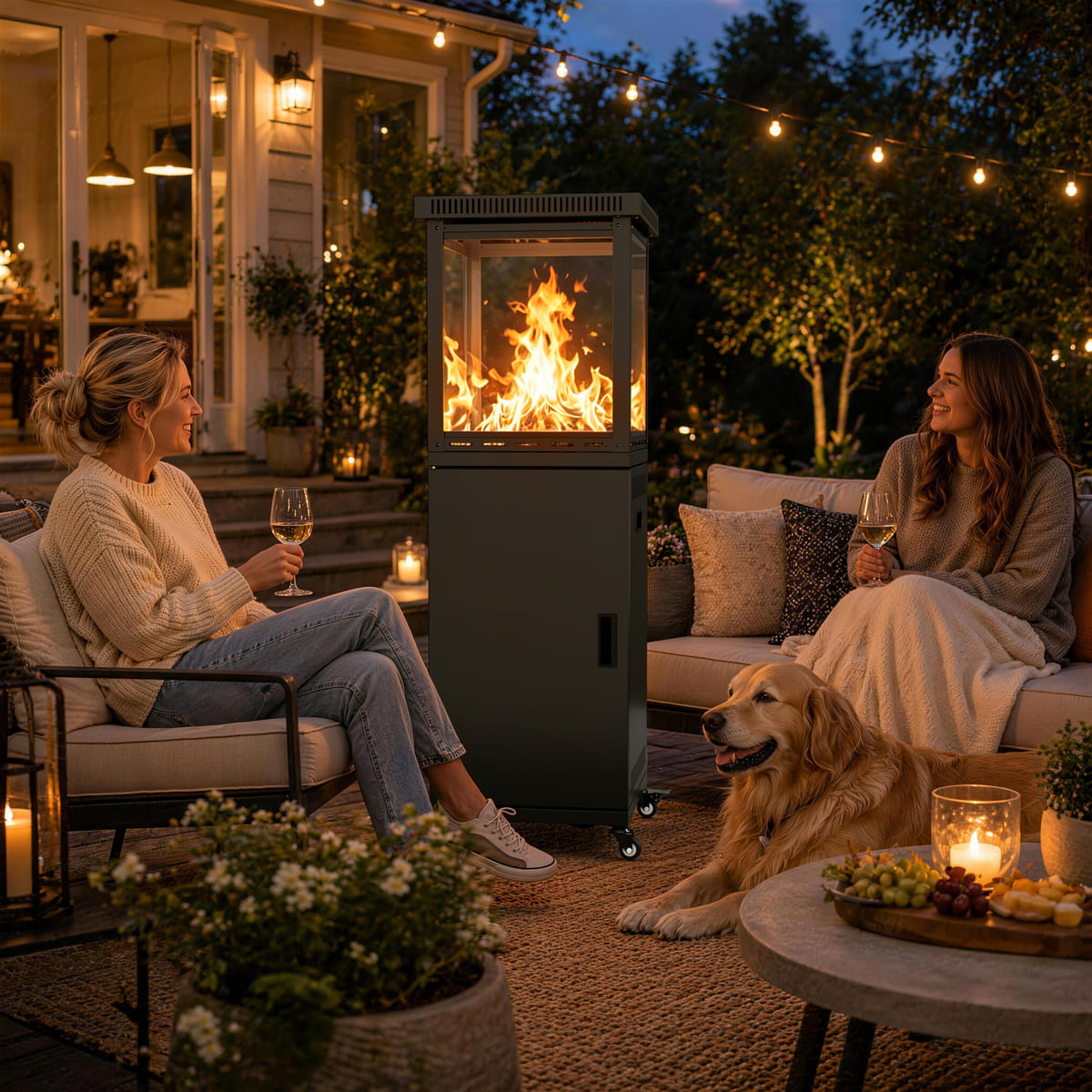 Pyra Base Patio Heater, Vent Top