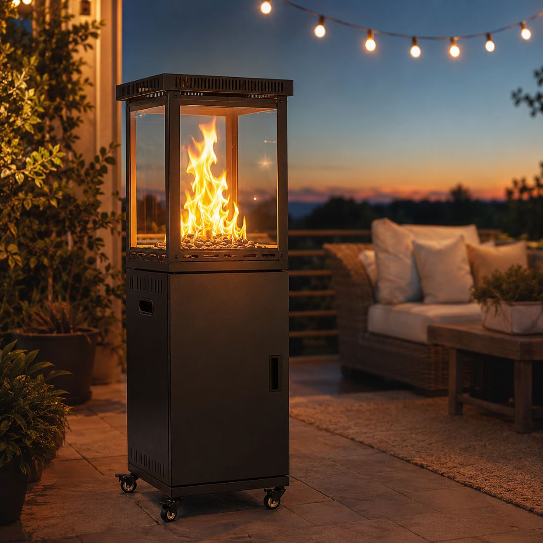 Pyra Base Patio Heater, Vent Top