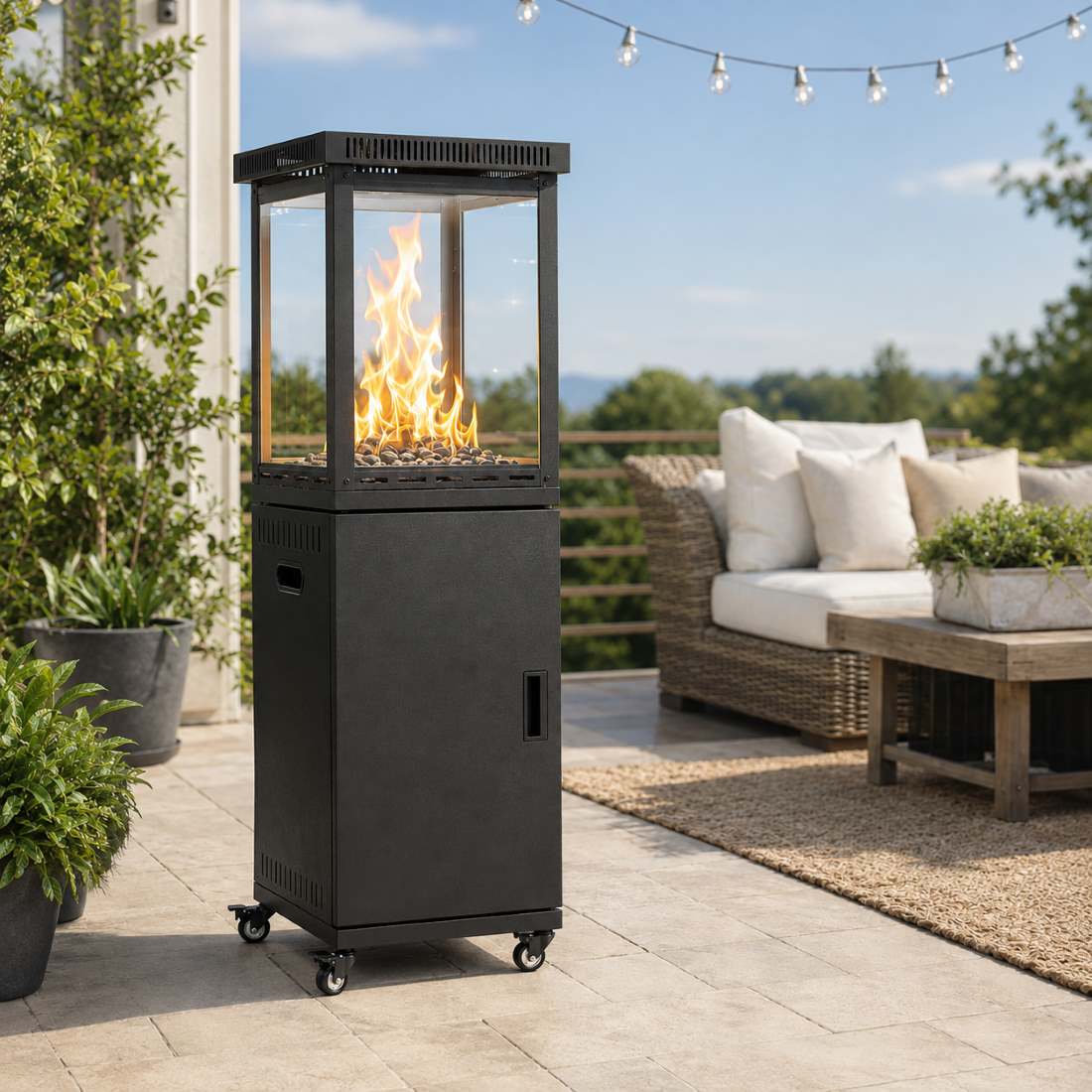 Pyra Base Patio Heater, Vent Top