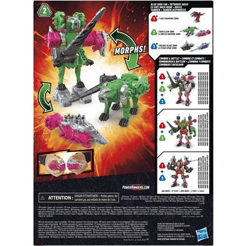 Power Rangers Dino Fury Ankylo Hammer and Tiger Claw Zord Set