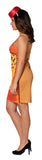 Womens Fireball Dress Costume