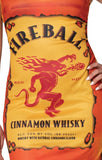 Womens Fireball Dress Costume