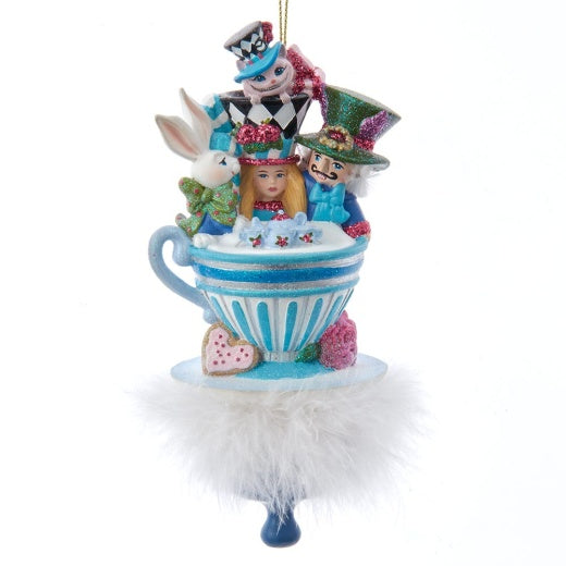 6.25" Holly Hats™ Alice & Friends Tea Party Hat Ornament