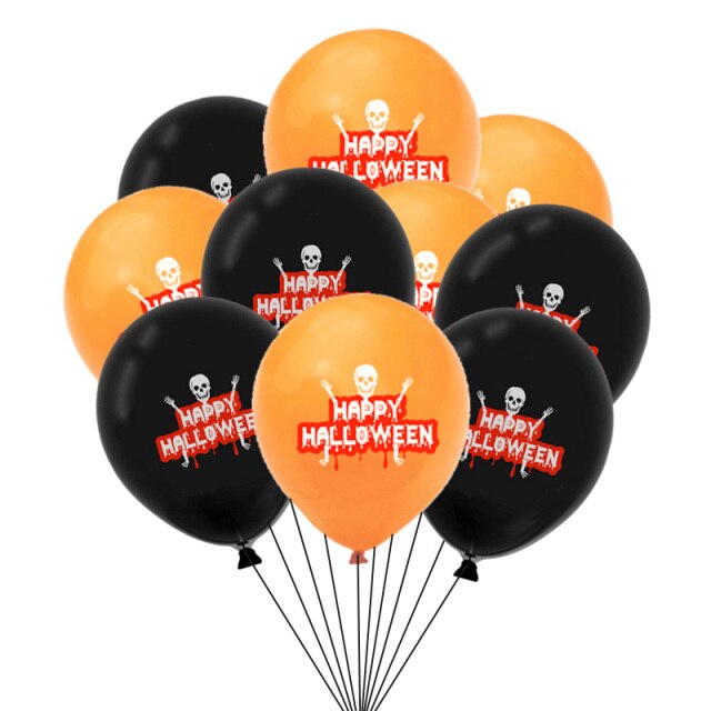 Halloween Latex Balloons Cartton Skull Spieder