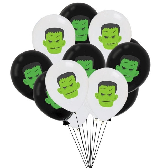 Halloween Latex Balloons Cartton Skull Spieder