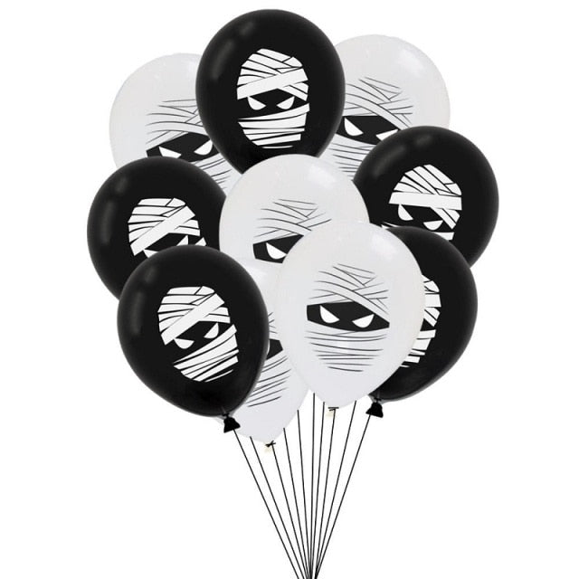 Halloween Latex Balloons Cartton Skull Spieder