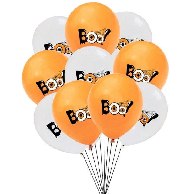 Halloween Latex Balloons Cartton Skull Spieder