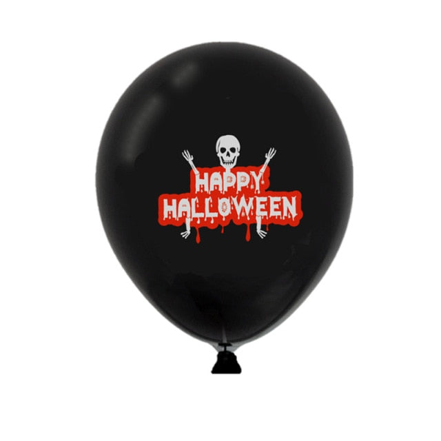 Halloween Latex Balloons Cartton Skull Spieder