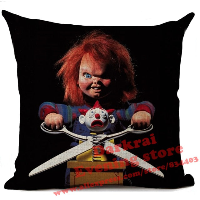 Halloween Horror Cushion Cover Chucky
