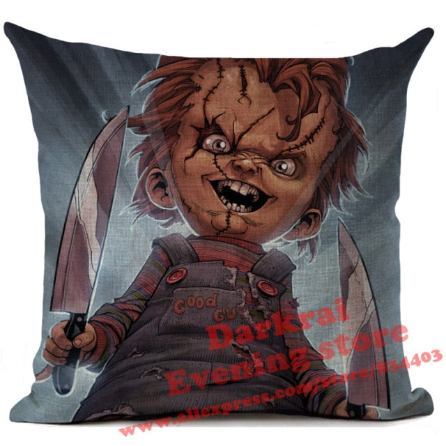 Halloween Horror Cushion Cover Chucky