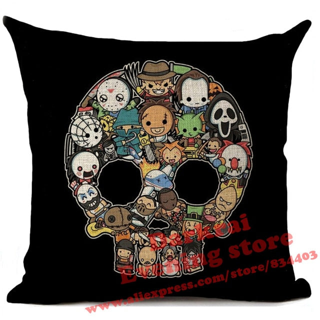 Halloween Horror Cushion Cover Chucky