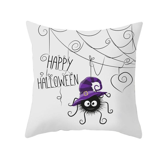 Halloween Pillow Case Halloween Pumpkin Owl Decorative
