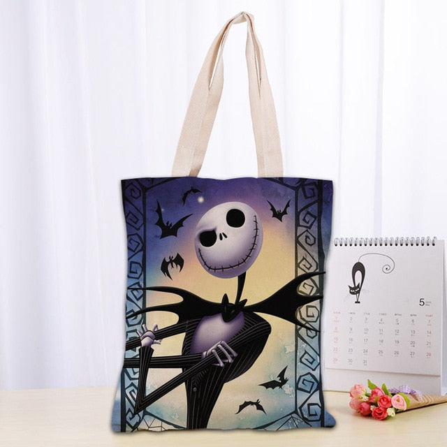 Nightmare Before Christmas Canvas Tote Bag