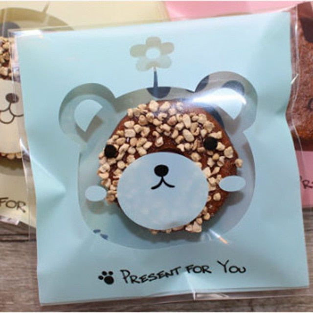 Cute Self-Adhesive Candy Plastic Bag