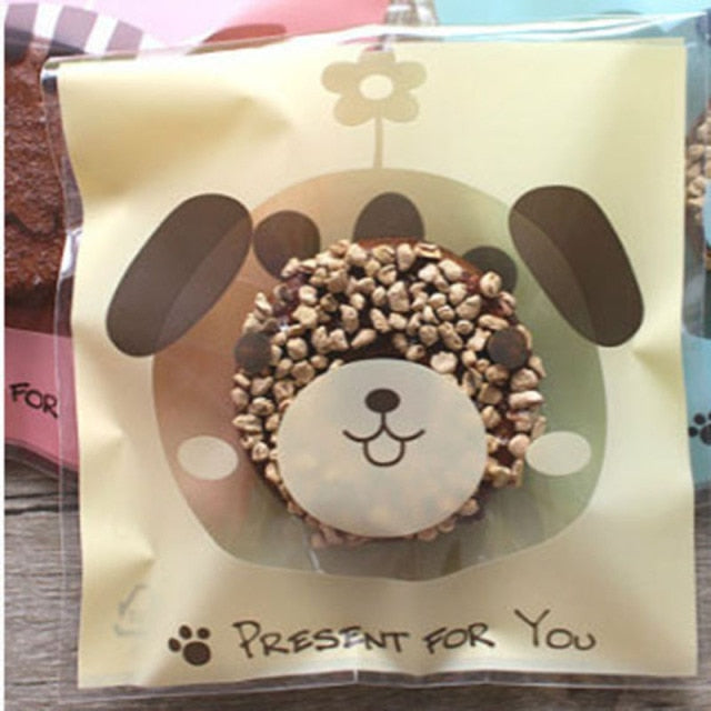 Cute Self-Adhesive Candy Plastic Bag