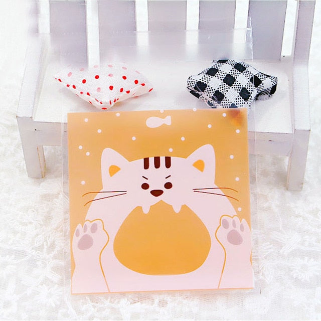 Cute Self-Adhesive Candy Plastic Bag