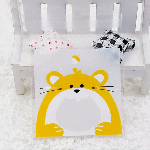 Cute Self-Adhesive Candy Plastic Bag