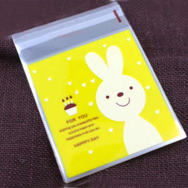 Cute Self-Adhesive Candy Plastic Bag