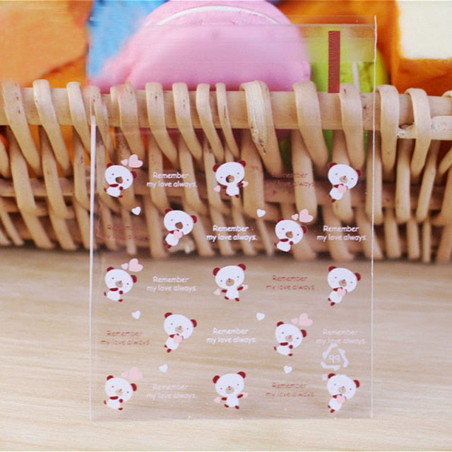 Cute Self-Adhesive Candy Plastic Bag
