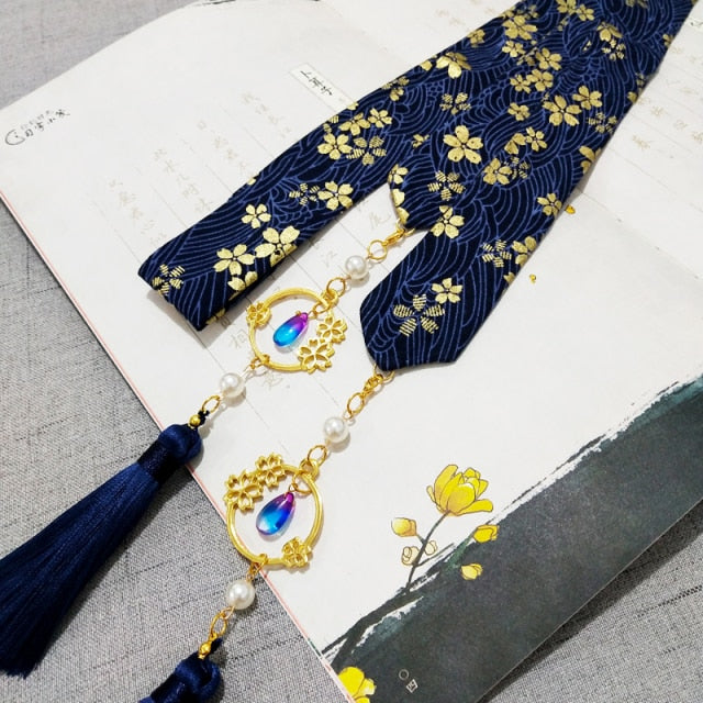 Antique Chinese clothing ribbon embroidery accessorie