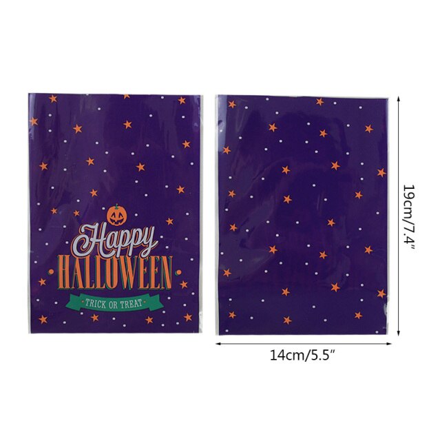 Cute Halloween Themed Pumpkin Candy Bags