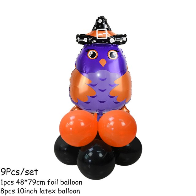 Halloween Pumpkin Ghost Spider Balloons