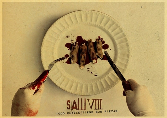 Saw Classic Horror Film Posters