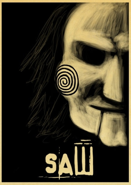 Saw Classic Horror Film Posters