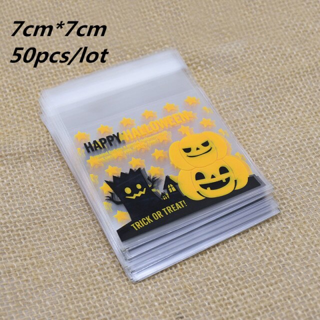 Self-adhesive Plastic Bags Halloween Party